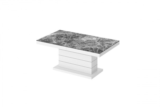 MATERA LUX coffee table (high gloss/super matt/wood-like decor)